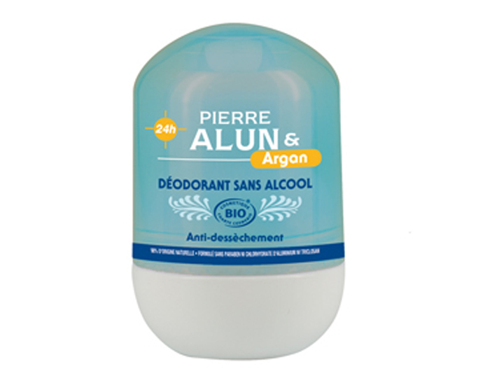 SO'BIO Dodorant Pierre Alun et Argan Bio - Sans Alcool - 50 ml