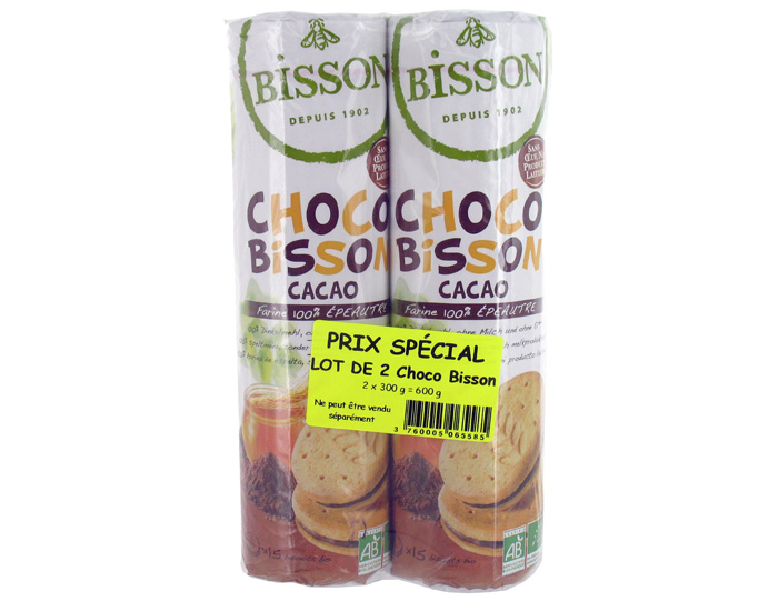 BISSON OFFRE SPECIALE Choco Bisson Cacao - 2X300 g