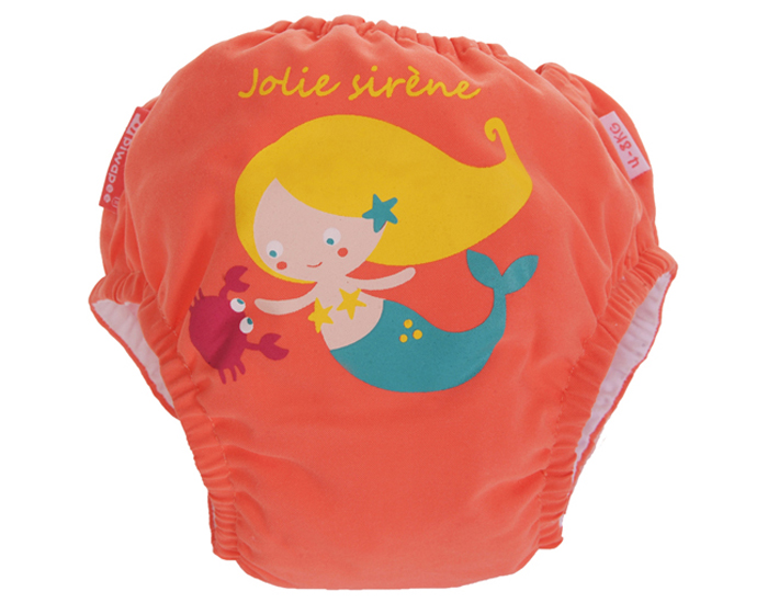 PIWAPEE Maillot Couche - Sirne - Corail