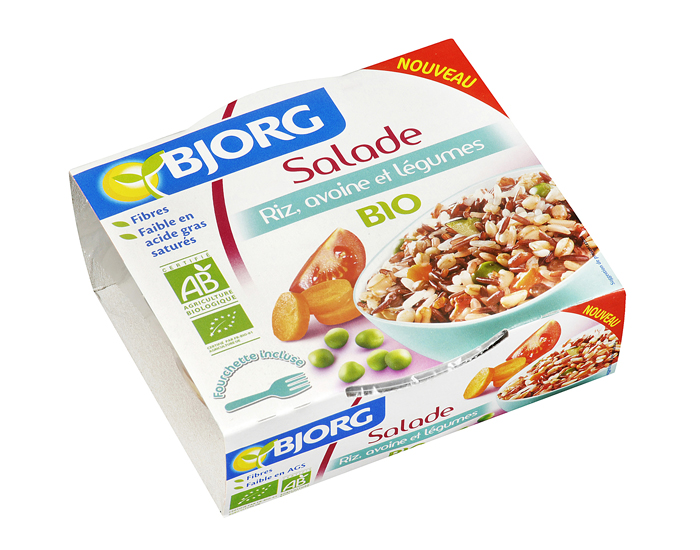 BJORG Salade Riz Avoine et Lgumes - 180 g