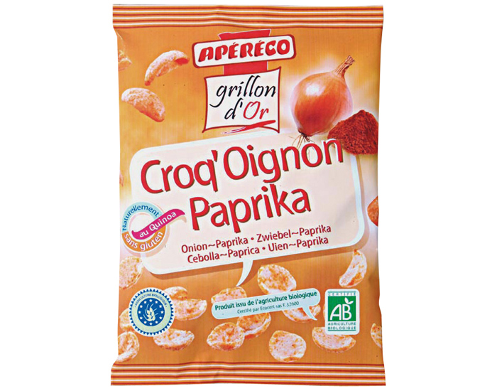 GRILLON D'OR Croq'Oignon Paprika - 60 g 