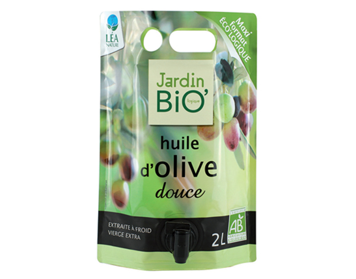 JARDIN BIO Huile d'Olive Douce - Poche de 2 L