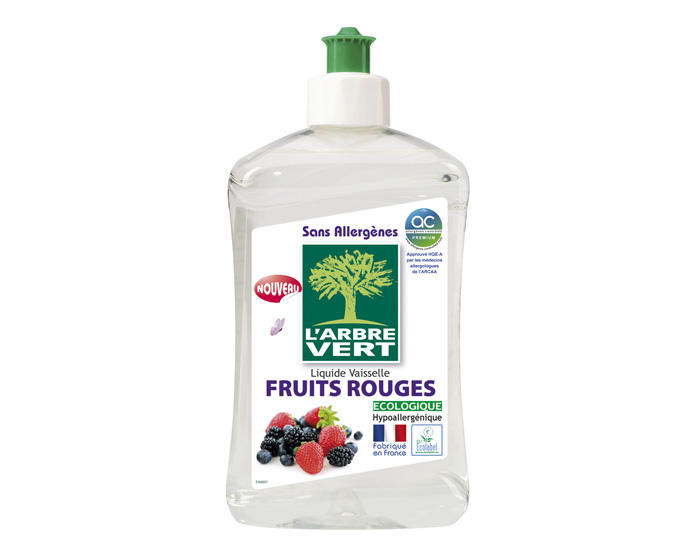 L'ARBRE VERT Liquide Vaisselle Fruits Rouges - 500 ml