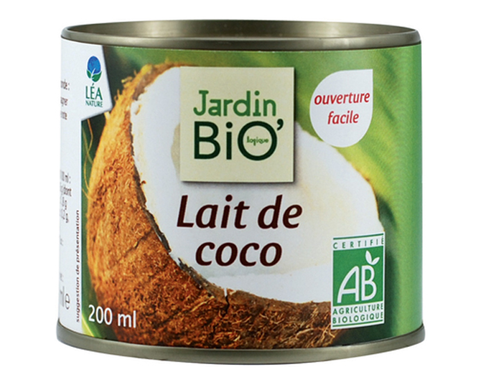 JARDIN BIO Lait de Coco - 200 ml 