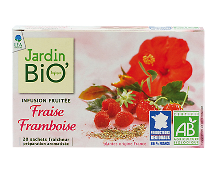 JARDIN BIO Infusion Fruite Fraise Framboise