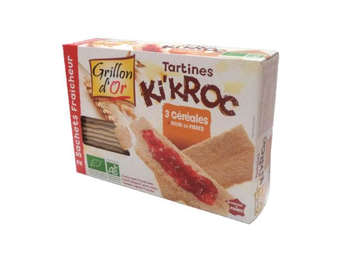GRILLON D'OR Tartines Ki'Kroc 3 Crles - 300 g