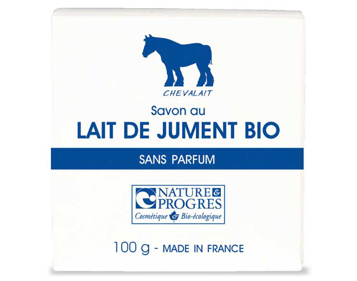 CHEVALAIT Savon au Lait de Jument - Sans Parfum - 100g