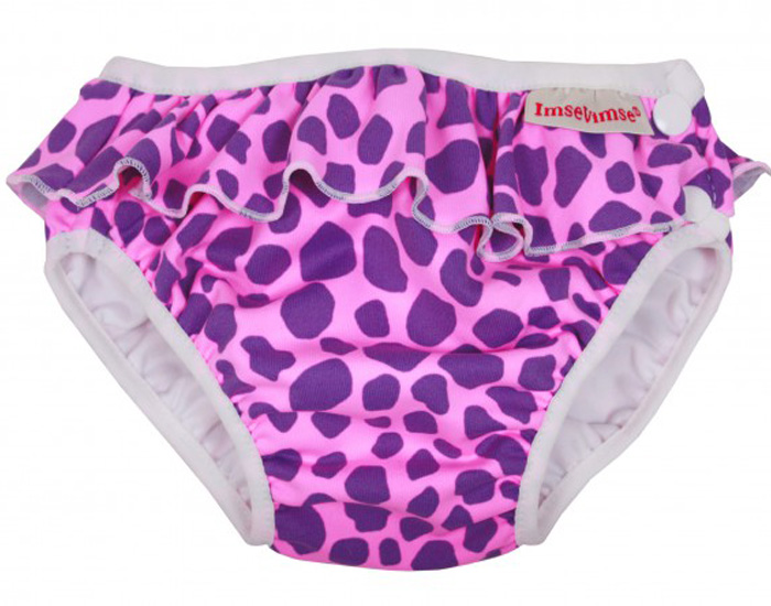 IMSEVIMSE Maillot Couche - Lopard Rose