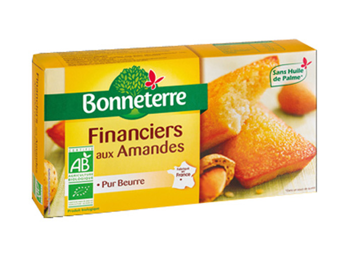 BONNETERRE Financiers aux Amandes - 150 g