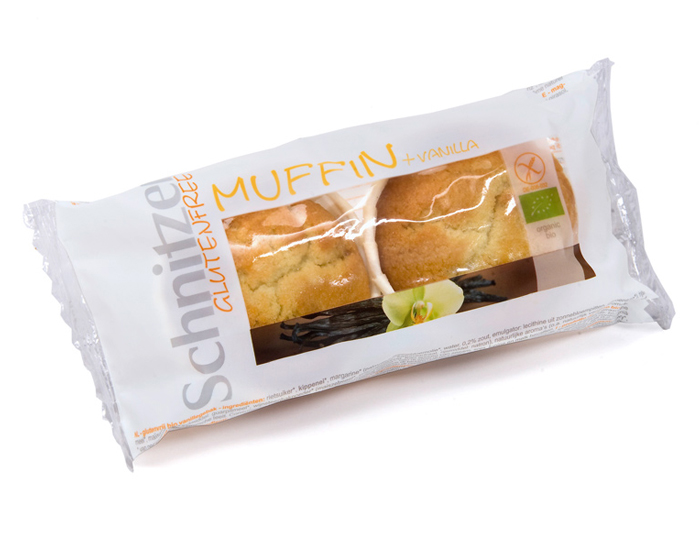 SCHNITZER Muffins Sans Gluten Vanille - 140 g