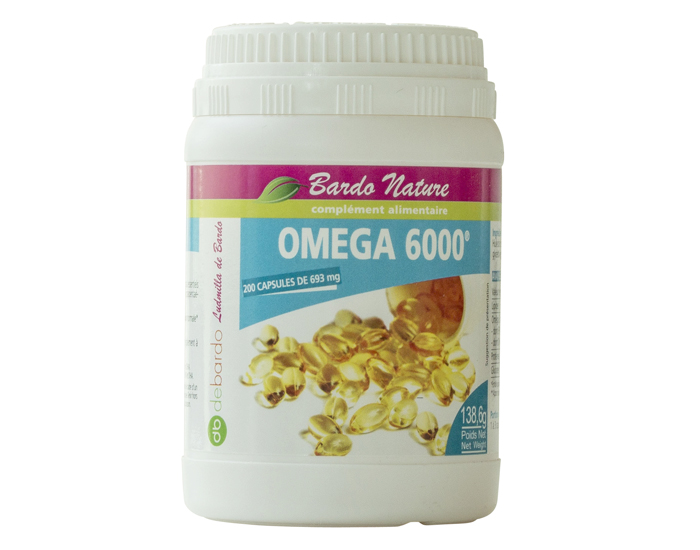 DE BARDO Complment Alimentaire Omega 6000 - Pot de 200 Capsules