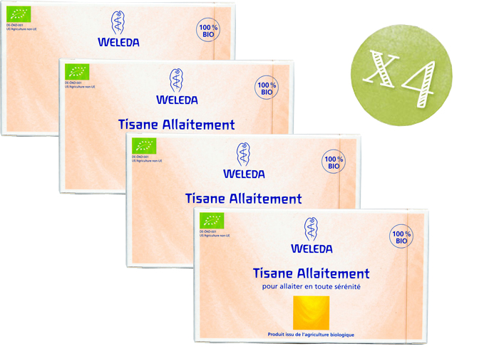 WELEDA Tisane Allaitement - 4 x 20 sachets