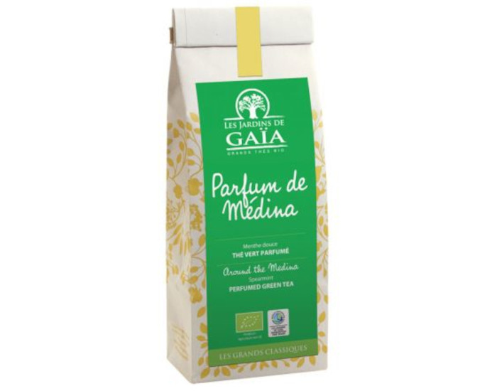 LES JARDINS DE GAIA Parfum de Medina - Th Vert et Menthe Nana - 100g