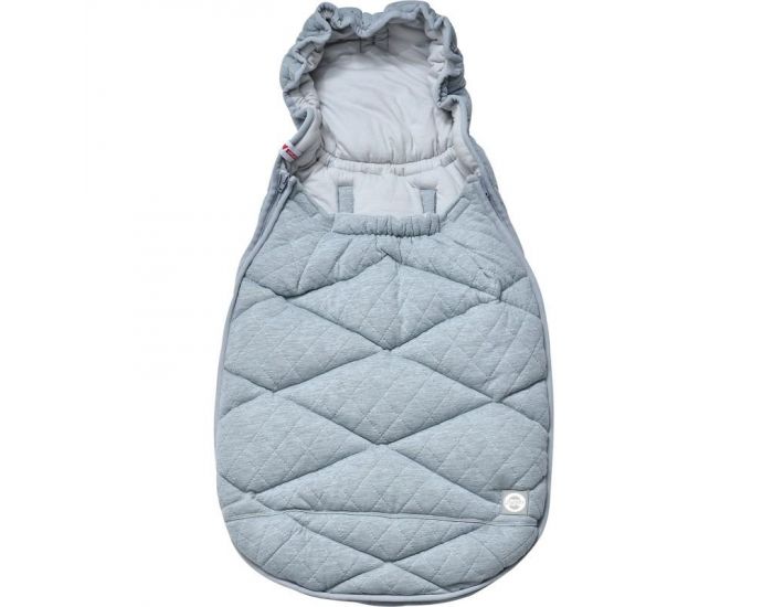 SEVIRA KIDS Chancelire universelle pour cosy en coton - 0  12 mois - Quilt Light Grey Gris Clair