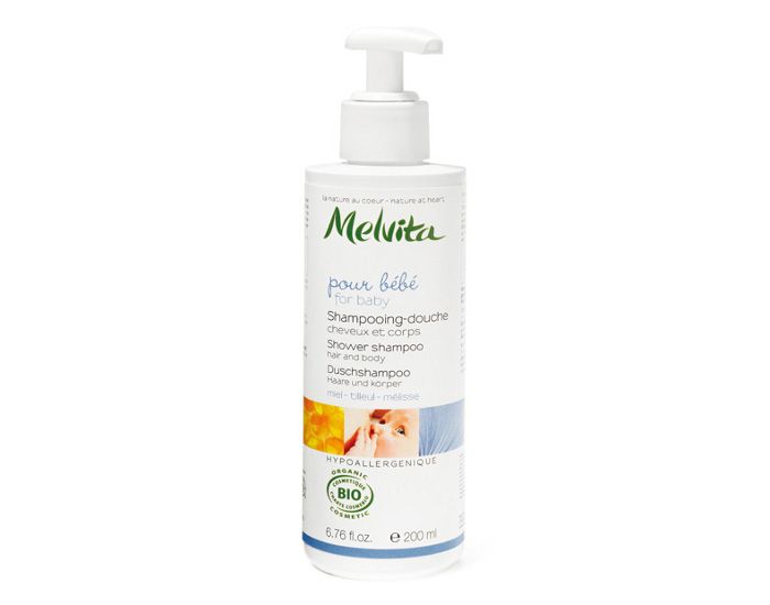 MELVITA Shampooing Douche Corps et Cheveux - 200 ml