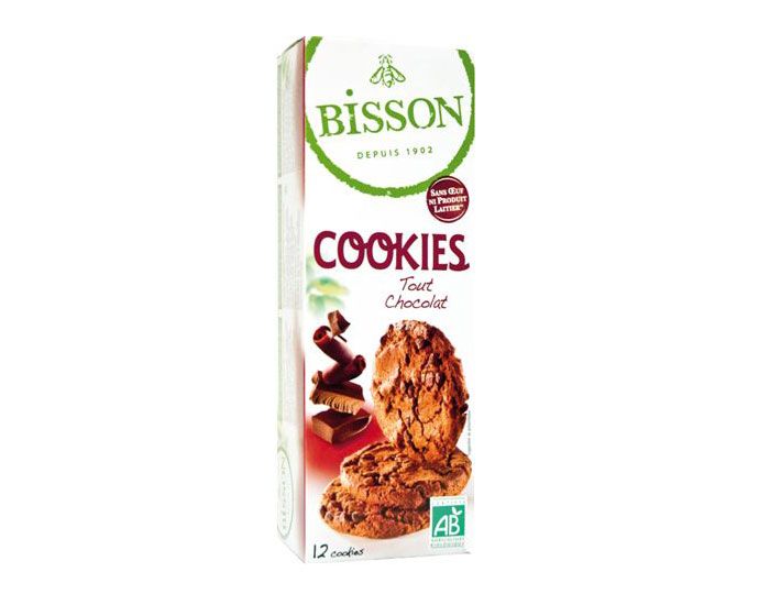 BISSON Cookies Tout Chocolat - 200g