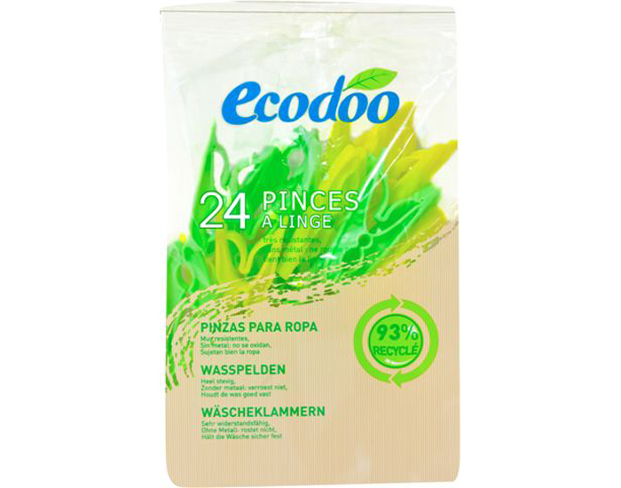 ECODOO Pinces  Linge en Plastique Recycl