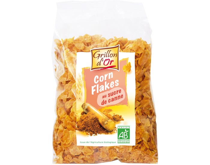 GRILLON D'OR Corn Flakes au Sucre de Canne - 500 g