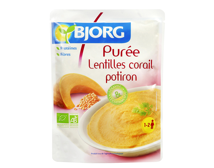 BJORG Pure Lentilles Corail Potiron - 250 g