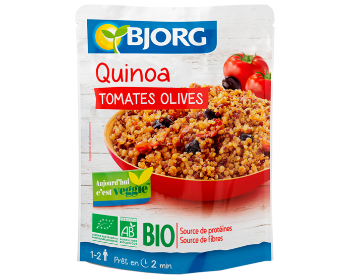 BJORG Quinoa Tomates Olives - 250 g