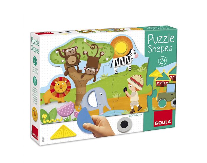 GOULA Puzzle Shapes Safari - Ds 2 ans  (1)