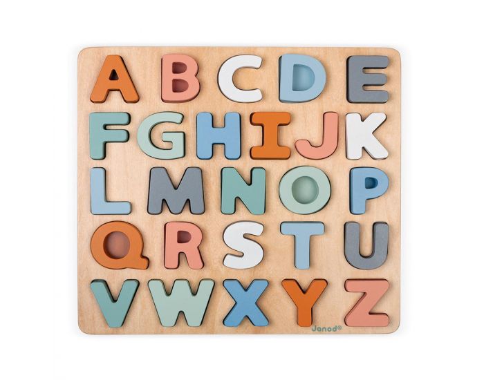 JANOD Puzzle Alphabet Sweet Cocoon - Ds 2 ans (1)