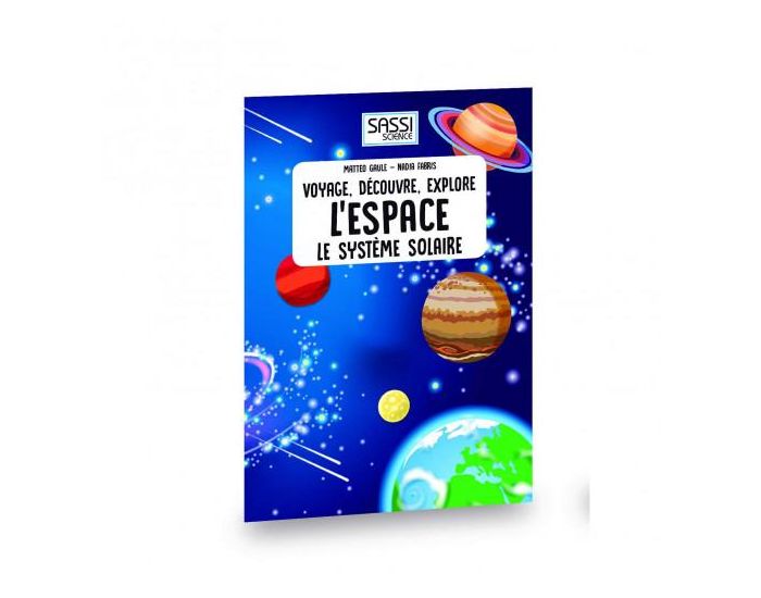 SASSI JUNIOR Puzzle & Livre Voyagez, dcouvrez, explorez, L'Espace, le systme solaire - Ds 6 ans (2)