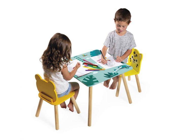 JANOD Table et chaises enfant Tropik - Ds 3 ans (1)