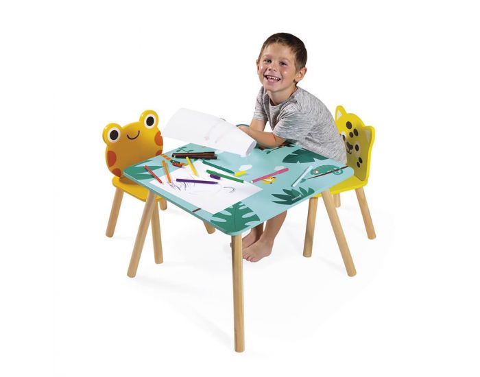 JANOD Table et chaises enfant Tropik - Ds 3 ans (3)
