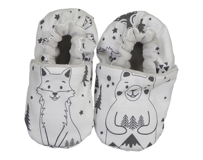 CHOUCHOUETTE Chaussons souples fox and bear nb (1)