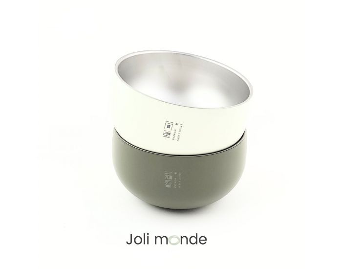 JOLI MONDE Bol Inox Color Double Paroi - 400 ml - Diamtre 13 cm (2)