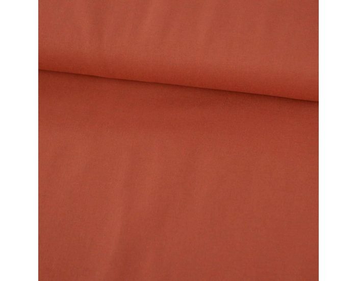 CRAFT LOOM Coupon de Tissu - Popeline de Coton - Terracotta (1)