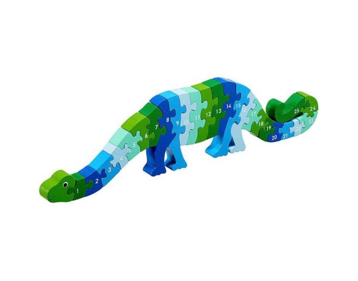 LANKA KADE Puzzle en bois Dinosaure Chiffres 1-25 - Ds 3 ans (1)