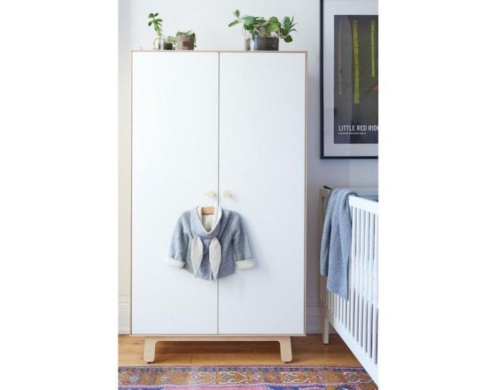 OEUF NYC Armoire Merlin Sparrow - Noyer (3)