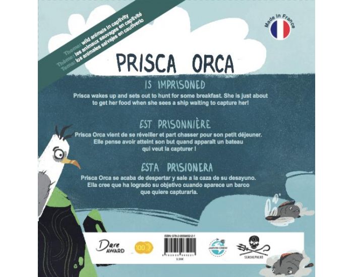 JARVIN CREW Livre Prisca Orca .. est prisonnire (1)
