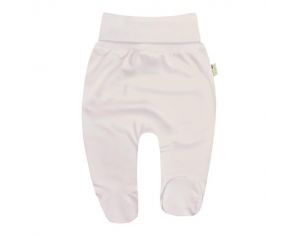 BIOBABY Pantalon Bb Coton Bio Sans Couture - Blanc