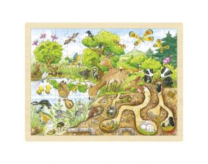 GOKI Puzzle Dcouverte de la nature - Ds 3 ans