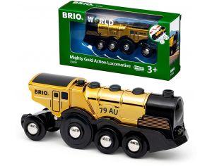 BRIO Locomotive - Multifonctions Dore - Ds 2 ans 