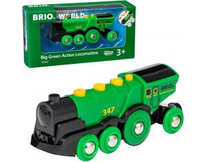BRIO Locomotive Multifonctions - Verte - Ds  2 ans 