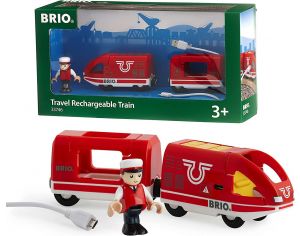 BRIO Train de Voyageur - Rechargeable - Ds 3 ans 