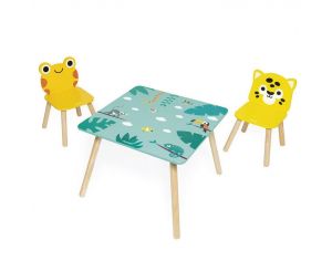 JANOD Table et chaises enfant Tropik - Ds 3 ans