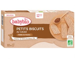 BABYBIO Petits Biscuits au Cacao - Ds 12 mois - 160g
