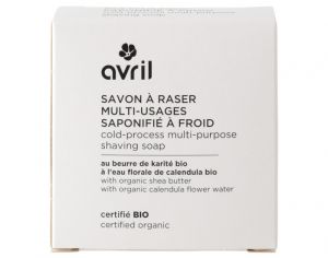 AVRIL Savon  Raser Multi-Usages Saponifi  Froid - 100 g 