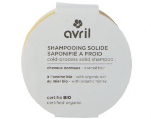 AVRIL Shampooing Solide Saponifi  Froid Cheveux Normaux - 100g