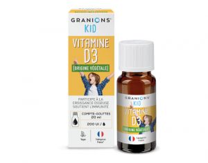 GRANIONS KID Vitamine D3 200 UI - Ds 3 ans - 20 ml 