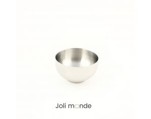 JOLI MONDE Bol Inox Double Paroi - 300 ml - Diamtre 12.5 cm