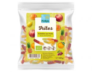 PURAL Frites Acidules aux Fruits - 100g