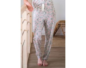 KADOLIS Pantalon de Pyjama - Femme - en Coton Bio et TENCEL - Sonora - Liberty