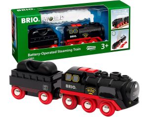 BRIO Locomotive  Piles  Vapeur - Ds 3 ans