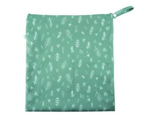 IOBIO Sac  Couches Lavables Mouilles Green Leaves